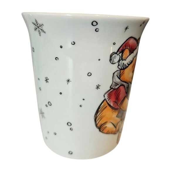 Disney Winnie The Pooh Mug Christmas Piglet Ceramic Santa Bear Tea Coffee Cup - Picture 4 of 7